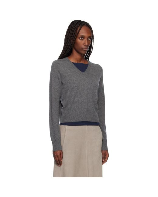 arch4 Black Boston V-Neck Sweater