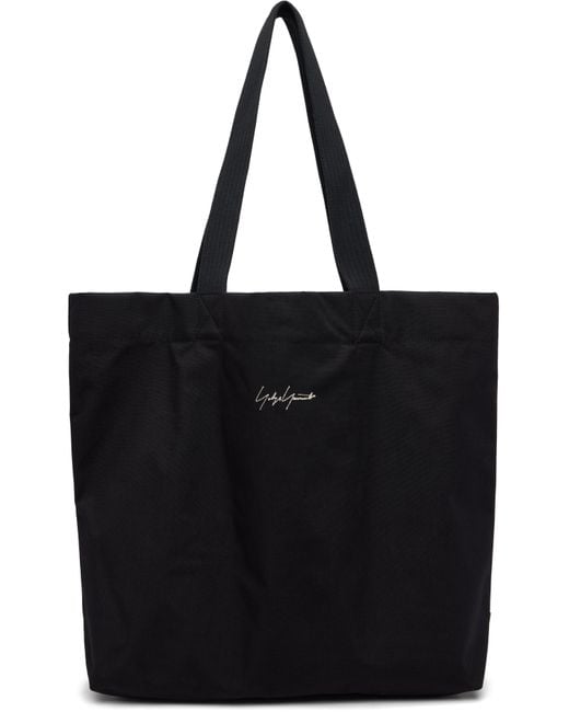 Yohji Yamamoto Black Y-3 Kuro Canvas Tote