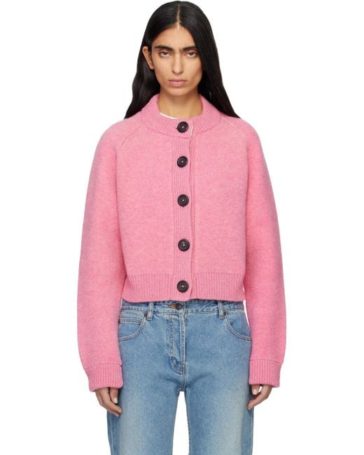 B.B. Wallace Pink Sherman Cardigan