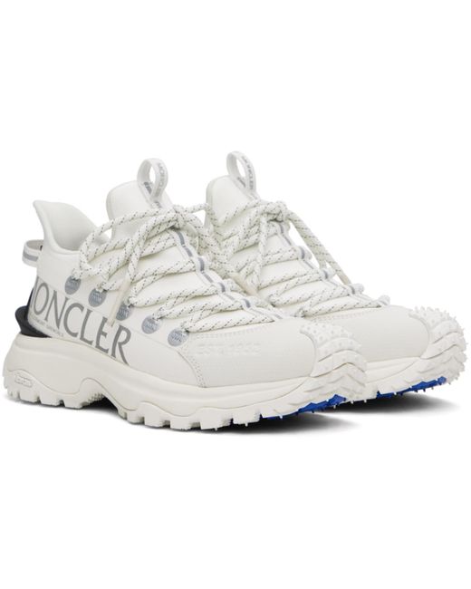 Moncler White Trailgrip Lite2 Sneakers