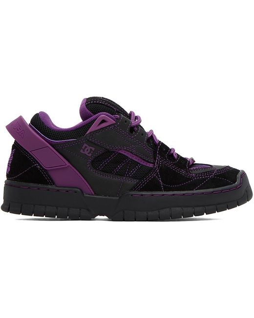 Needles Black & Purple Dc Shoes Edition Spectre Sneakers for men