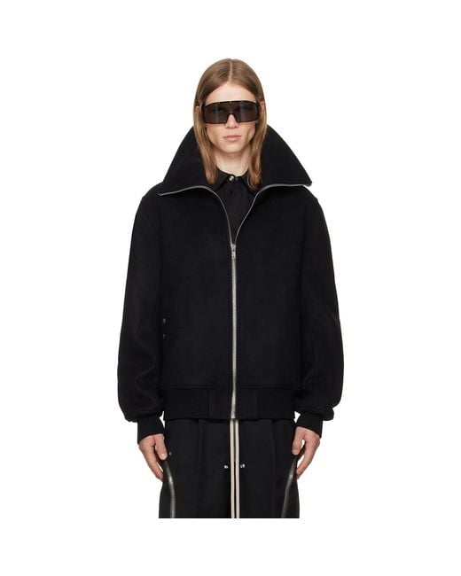 Rick Owens Black Tower Dracuflight Jacket for men