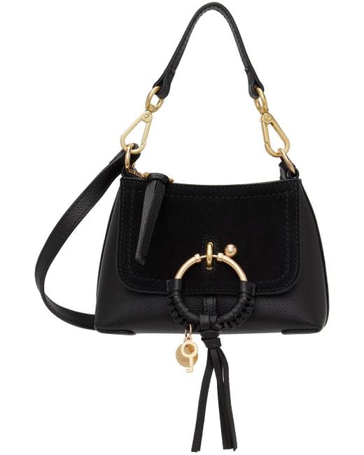 See By Chloé Black Joan Mini Crossbody Bag