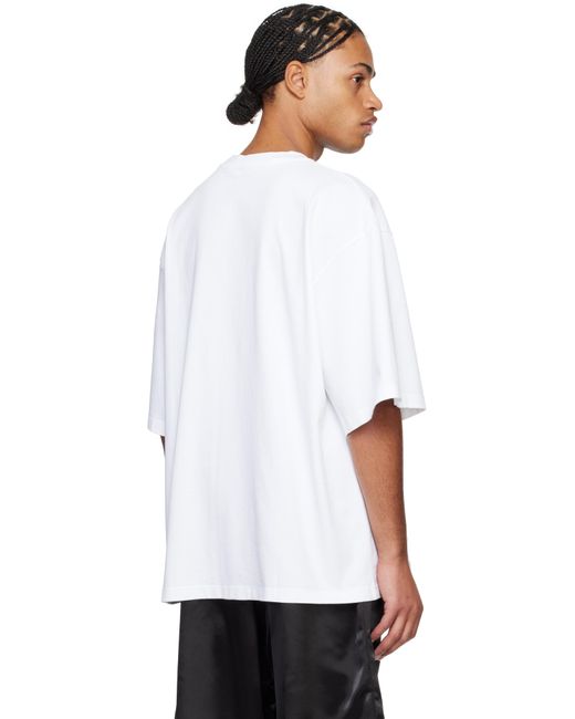 メンズ Abra Ssense限定 ホワイト Office Girl クルーネック Tシャツ White