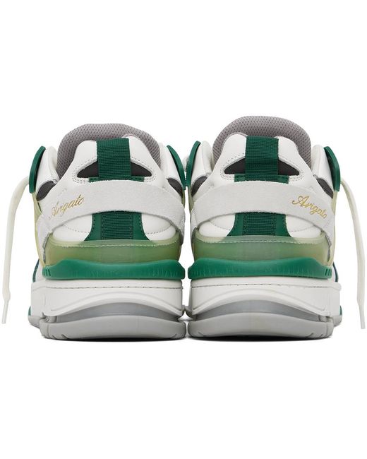 Axel Arigato Black White & Green Astro Sneakers for men