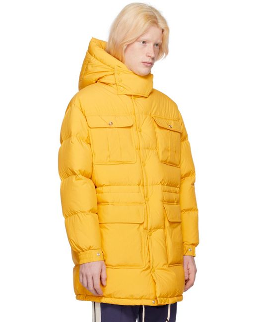 Moncler 2024 yellow coat