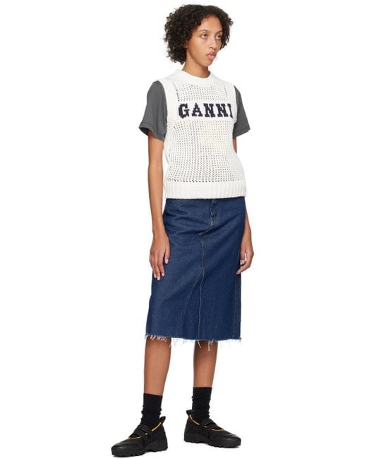 Ganni Black Performance Mary Jane Sneakers