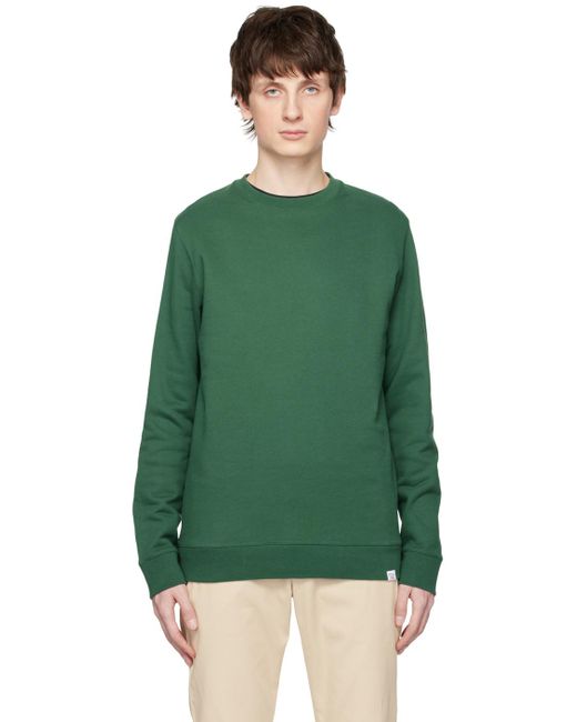 Norse Projects Green Vagn Sweatshirt for men