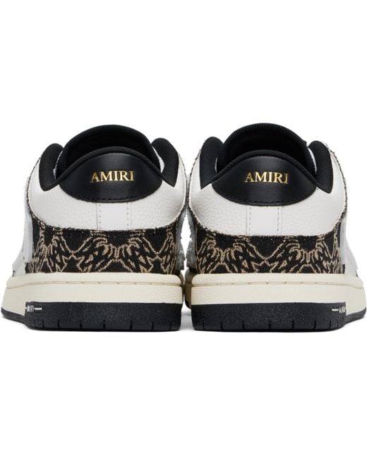 Amiri Black Ma Quad Skel Top Low Sneakers for men