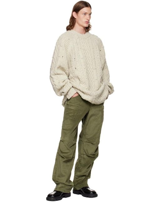 メンズ ANDERSSON BELL ロング セーター Natural