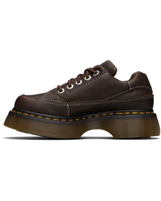 Derbys Bruns En Cuir Grizzly À Œillets Et À Semelle Buzz Dr. Martens en coloris Black