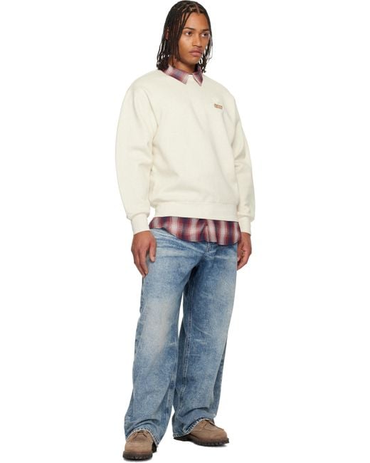 Aape By A Bathing Ape Multicolor 'Aapenow' Moonface Crew Neck Sweatshirt for men