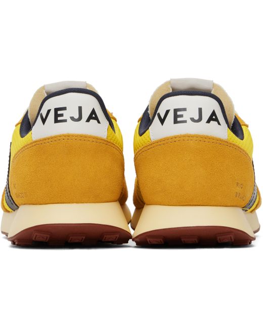 メンズ Veja イエロー Rio Branco Ii アルべオメッシュ スニーカー Black