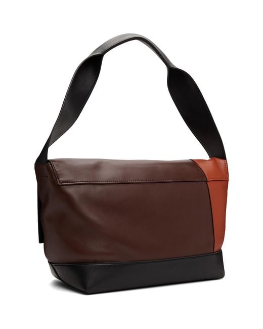 Marni Brown Pod Pochette New Handle Bag for men