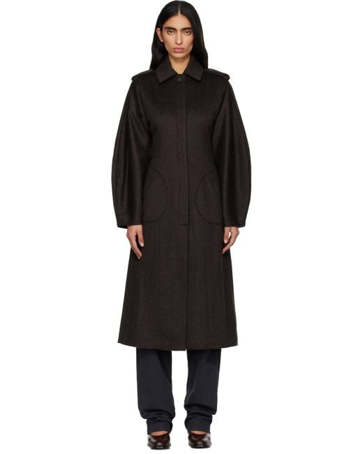 Paloma Wool Black Isabel Coat