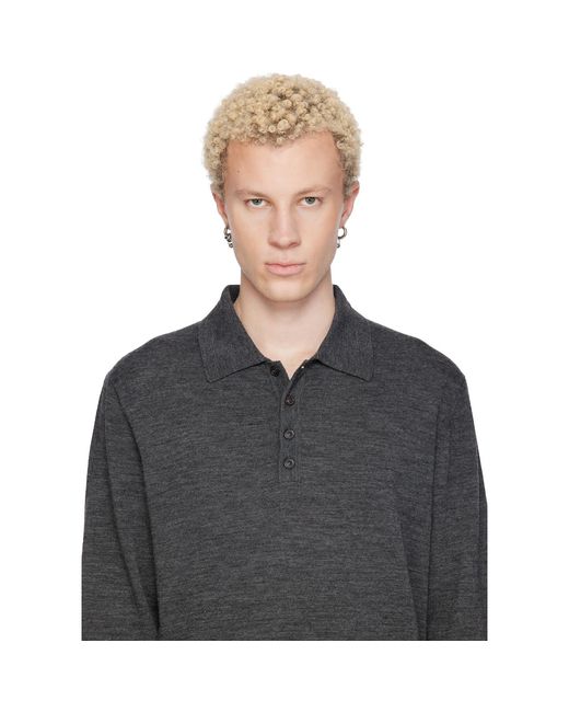 Justine Clenquet Black Isa Earrings for men