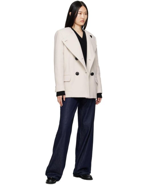 Isabel Marant Natural Off-white Ebrigdi Jacket