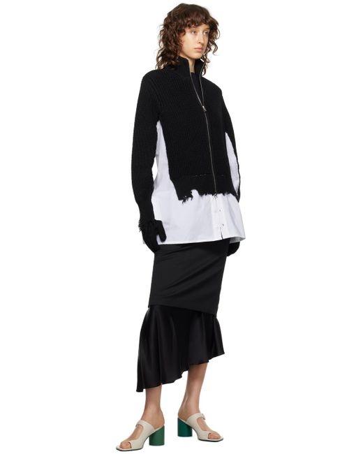 MM6 by Maison Martin Margiela ディストレス グローブ Black