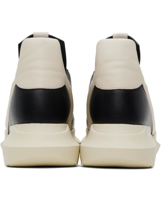 Rick Owens ブラック Hollywood Geth Runner スニーカー メンズ Rick Owens: ブラック Hollywood Geth Runner スニーカー