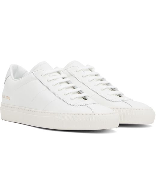 メンズ Common Projects ホワイト Tennis Classic スニーカー Black