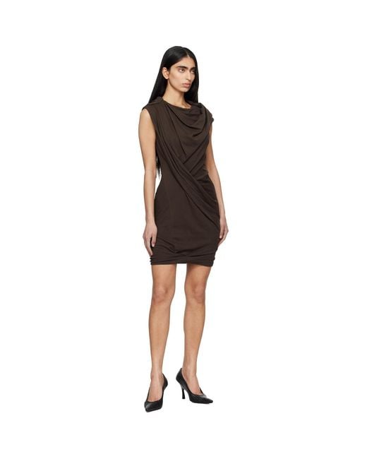 Entire studios Black Twist Minidress