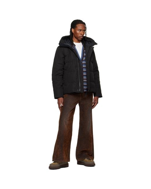 Canada Goose Black Macmillan Down Coat for men