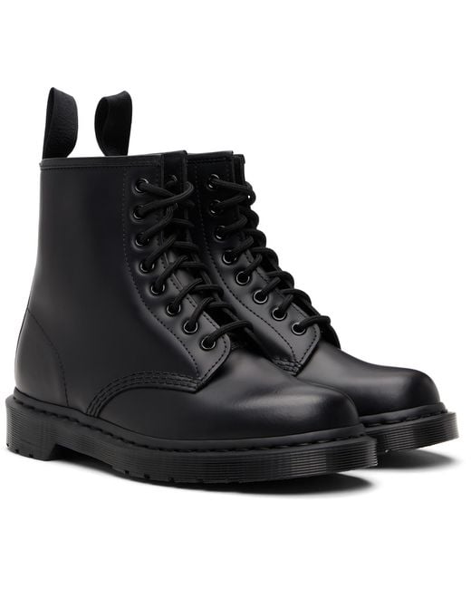 Dr. Martens Black 1460 Mono Lace Up Boots for men