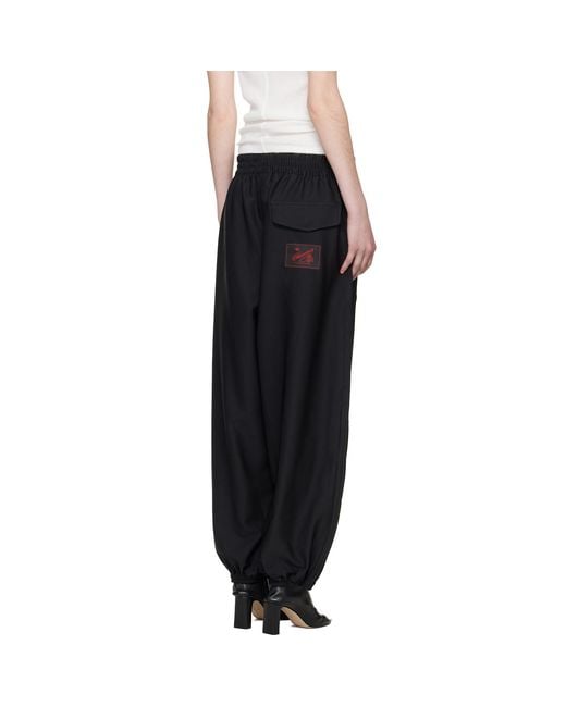 Willy Chavarria Black Adidas Originals Edition Dress Twill Track Pants