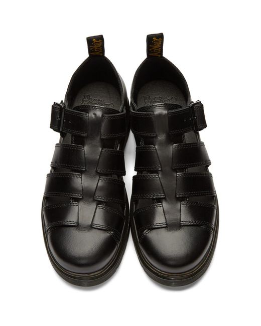Sandales noires Vibal Dr. Martens pour homme en coloris Noir Lyst