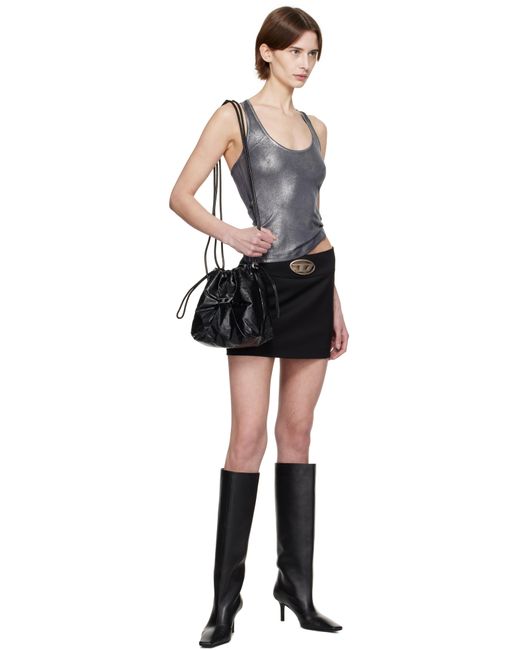 DIESEL Black T-Ama Tank Top