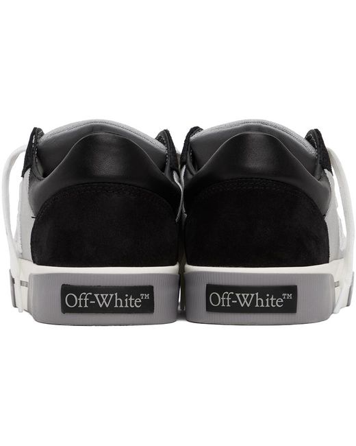 Off- baskets basses vulcanisées gris et noir Off-White c/o Virgil Abloh pour homme en coloris Black