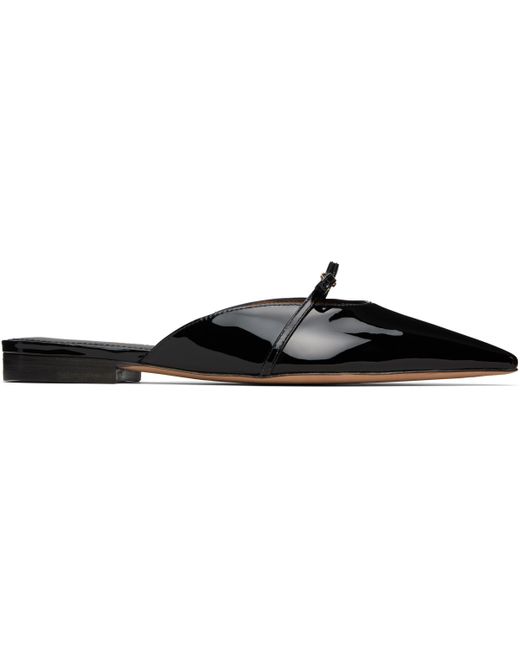 Ferragamo Black Giulye Mini Bow Slippers