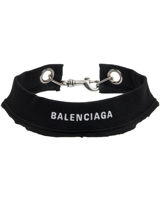 Balenciaga Black Collar Choker for men