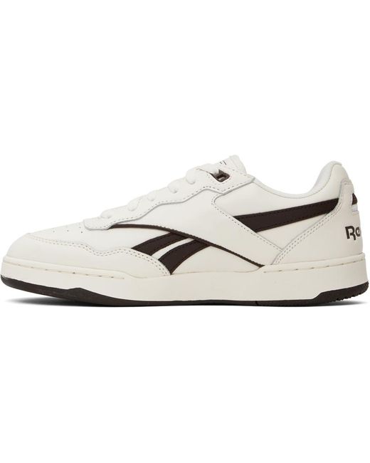 Reebok Black Off-white & Brown Bb 4000 Ii Basketball Sneakers for men