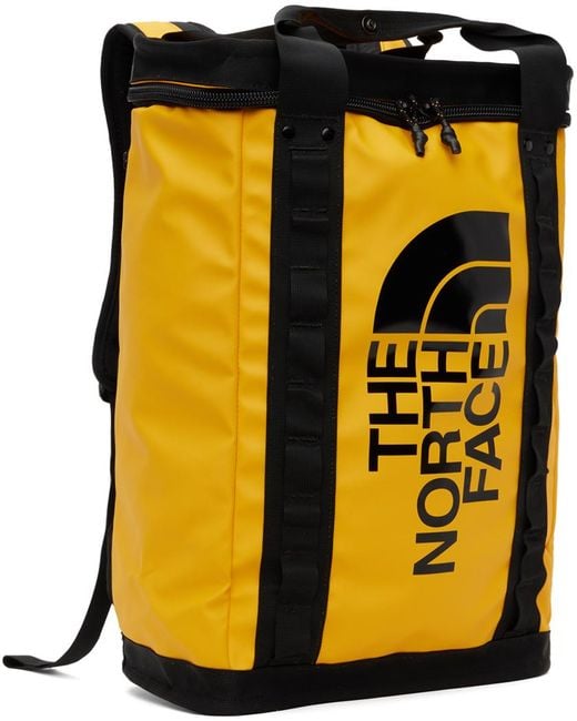 The North Face Yellow Explore Fusebox Large Backpack for men
