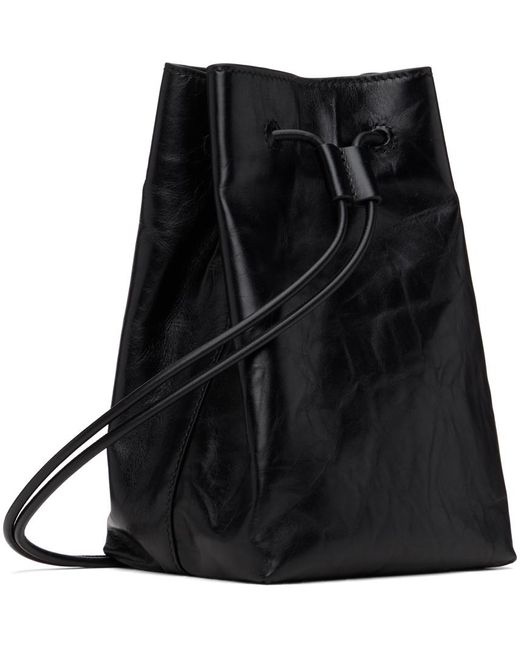 Pochette souple noire à cordon coulissant Jil Sander pour homme en coloris Black