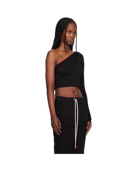 Rick Owens Black Temple Ziggy T-Shirt