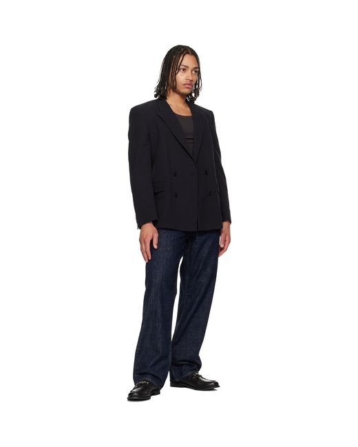 HUGO Black Stacked-Logo Bit Loafers for men