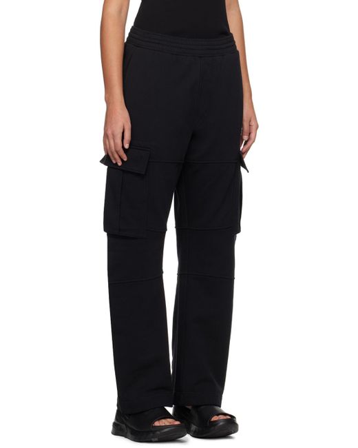 Pantalon de détente noir à panneaux Givenchy en coloris Black