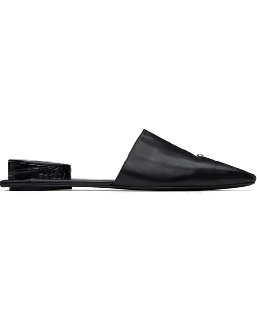 Tory Burch Black Pierced Mules