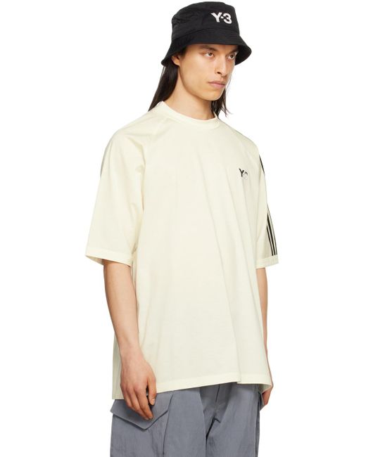 Y-3 Off-white 3-stripes T-shirt for men