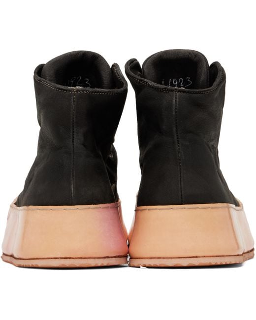 メンズ A Diciannoveventitre Ssense限定 ブラウン Canua Mid スニーカー Black