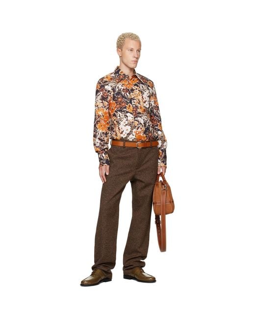 Marni Multicolor Floral Shirt for men