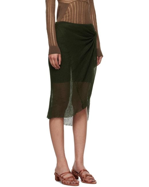 Isa Boulder Black Wrap Miniskirt