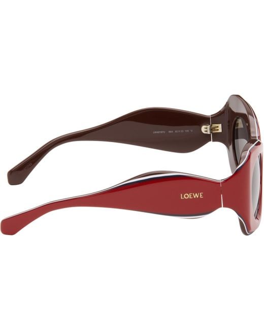 Loewe Red Signature Sunglasses for men