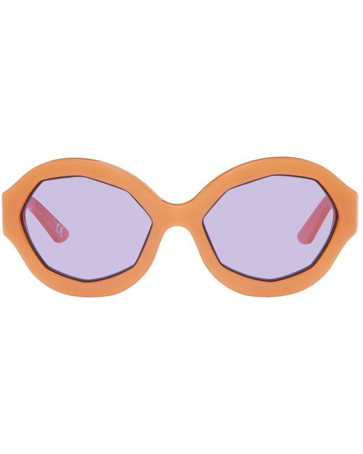 Marni Cumulus Cloud Sunglasses in Orange for Men | Lyst