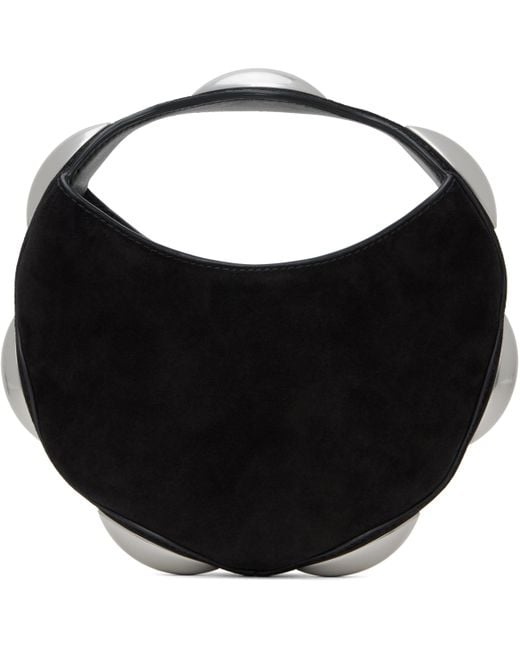 Alexander Wang Black Dome Circular Top Handle Bag