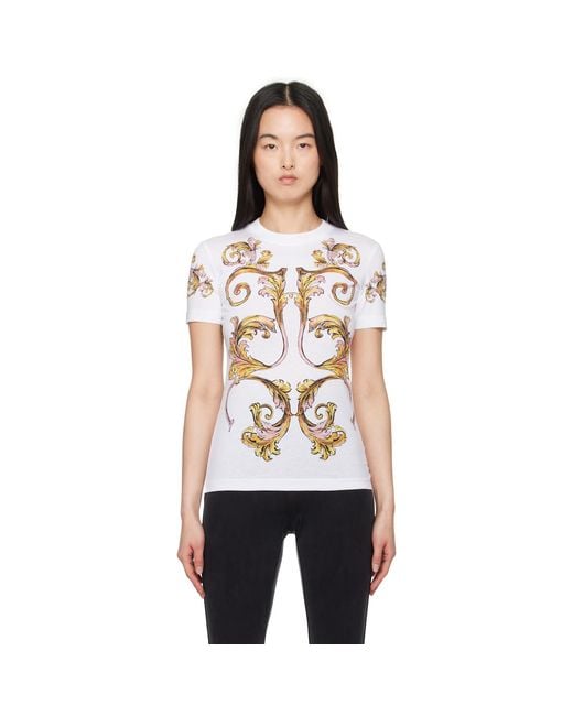 Versace Jeans Couture Black Outline Barocco T-Shirt