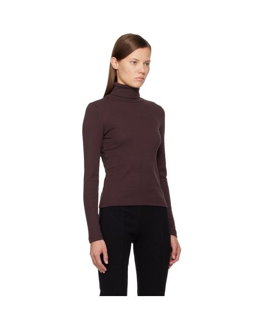 Flore Flore Purple Dinah Turtleneck