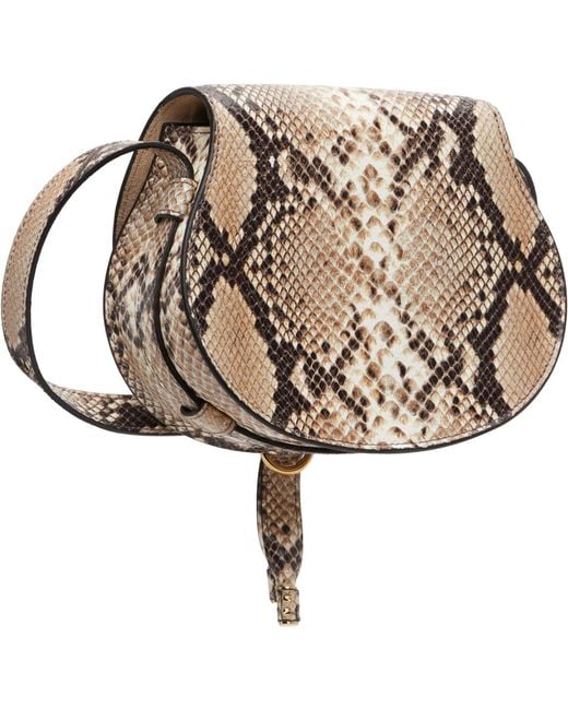Chloé Natural Small Marcie Saddle Bag